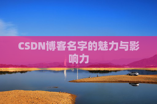 CSDN博客名字的魅力与影响力